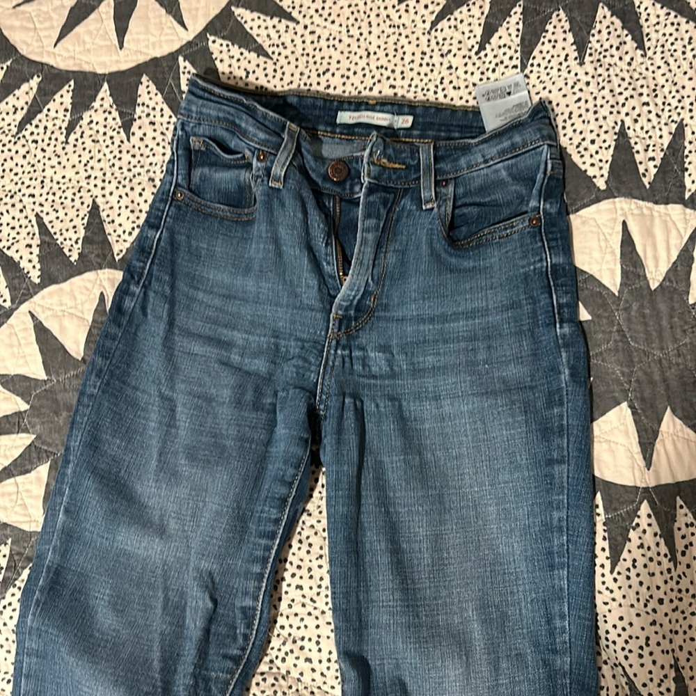 Levi 721 high rise skinny jeans